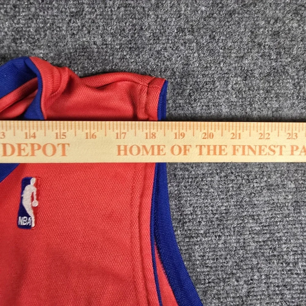 VTG Reebok Detroit Pistons Ben Wallace #3 NBA Swingman Jersey Men's 60 4XL Red